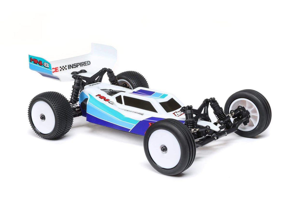 Losi 1/16 Mini-B 2WD Buggy Brushless RTR Blue LOS01024T2