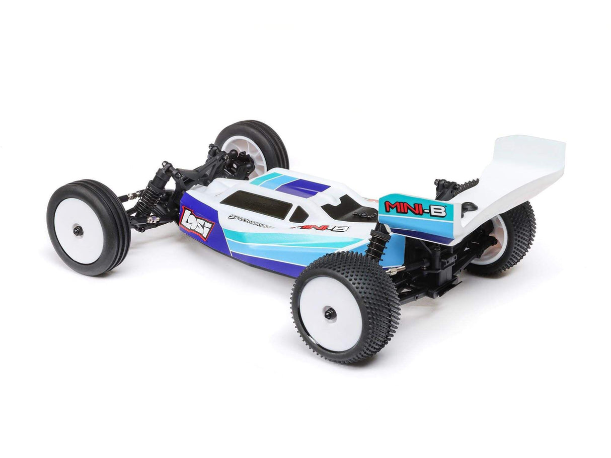 Losi 1/16 Mini-B 2WD Buggy Brushless RTR Blue LOS01024T2