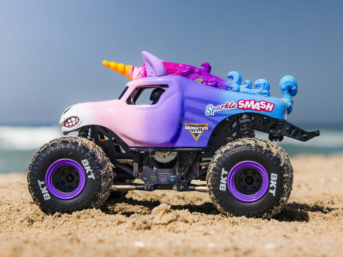 Losi 1/18 Mini LMT Sparkle Smash 2S 4X4 RTR Brushed Monster Truck - PRE ORDER - EXPECTED LATE OCTOBER