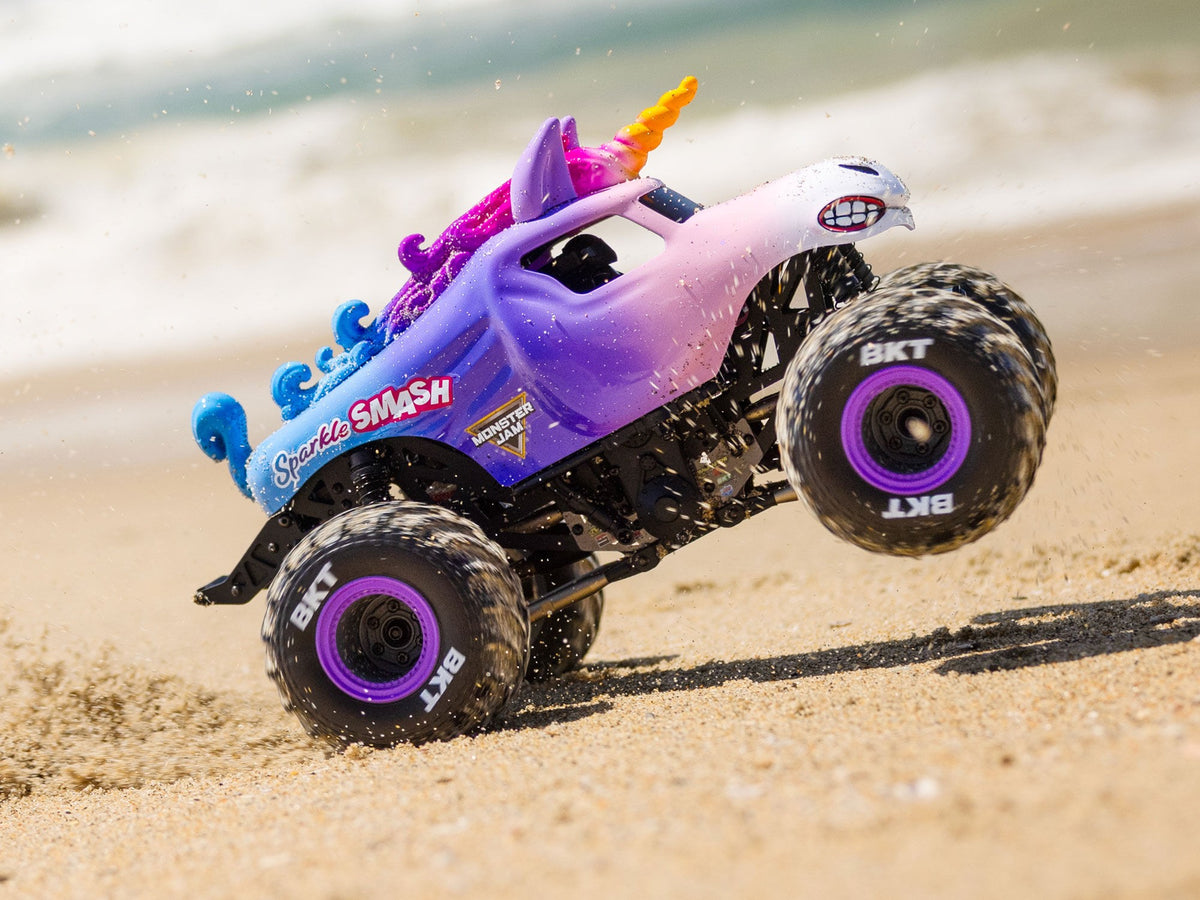Losi 1/18 Mini LMT Sparkle Smash 2S 4X4 RTR Brushed Monster Truck - PRE ORDER - EXPECTED LATE OCTOBER