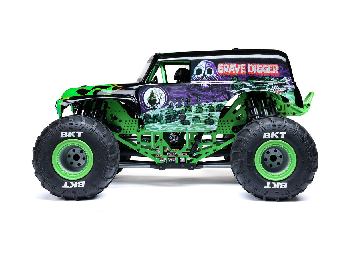 Losi 1/8 Grave Digger 4WD Solid Axle Monster Truck Ready to Run - PRE-ORDER - EXPECTED EARLY JUNE
