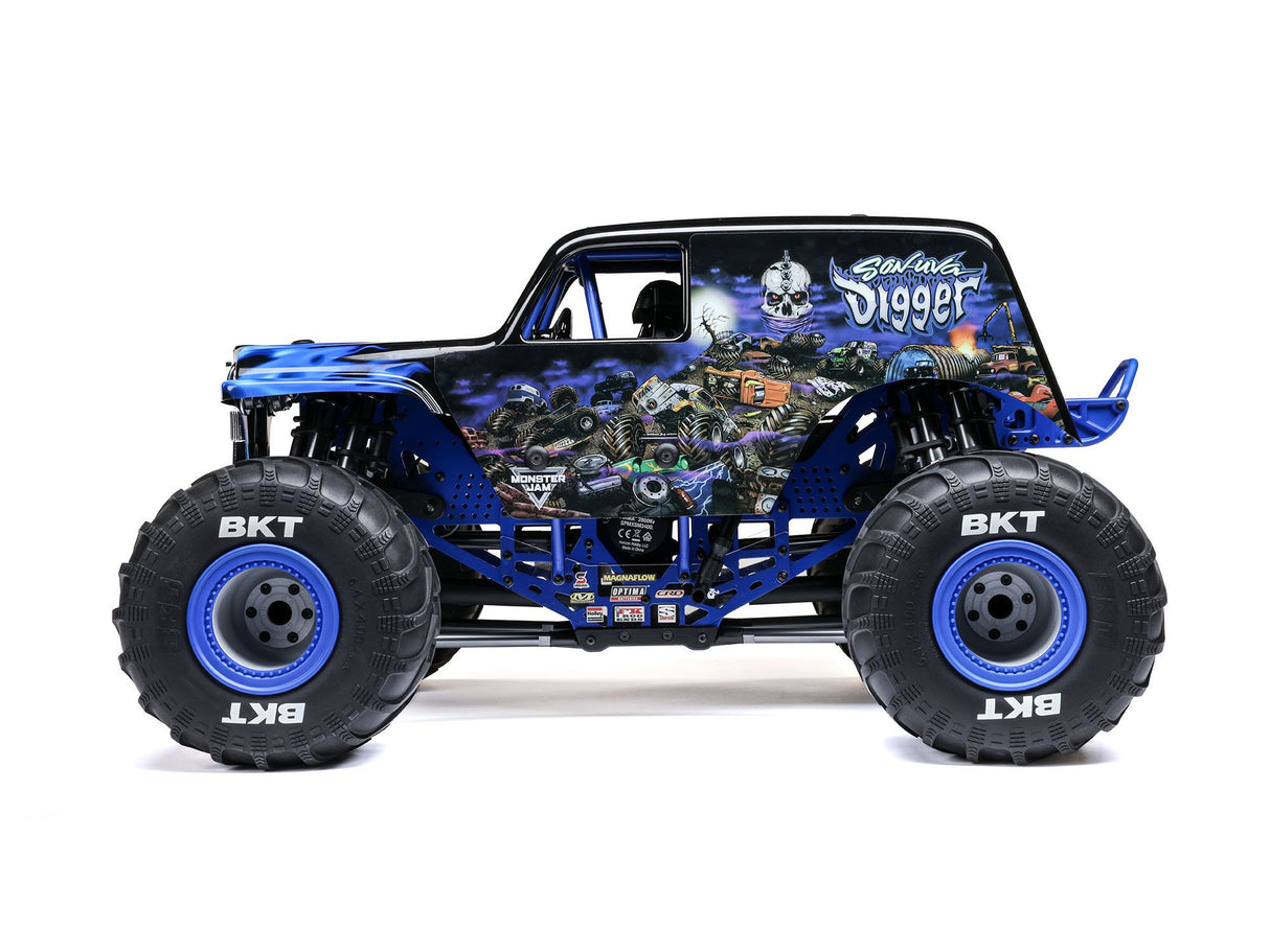 Losi 1/8 Son-Uva Digger 4WD Solid Axle Monster Truck - Ready to Run - FOR PRE-ORDER - EXPECTED EARLY JUNE