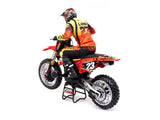 Losi 1/4 Promoto-MX Motorcycle Pre Built - FXR - Requires Battery and Charger - LOS06000T1 - RED