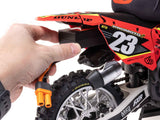 Losi 1/4 Promoto-MX Motorcycle Pre Built - FXR - Requires Battery and Charger - LOS06000T1 - RED