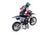 Losi 1/4 Promoto-MX Motorcycle Pre Built - Club MX- Requires Battery and Charger - LOS06000T2 - BLUE