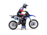 Losi 1/4 Promoto-MX Motorcycle Pre Built - Club MX- Requires Battery and Charger - LOS06000T2 - BLUE