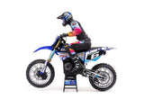 Losi 1/4 Promoto-MX Motorcycle Pre Built - Club MX- Requires Battery and Charger - LOS06000T2 - BLUE
