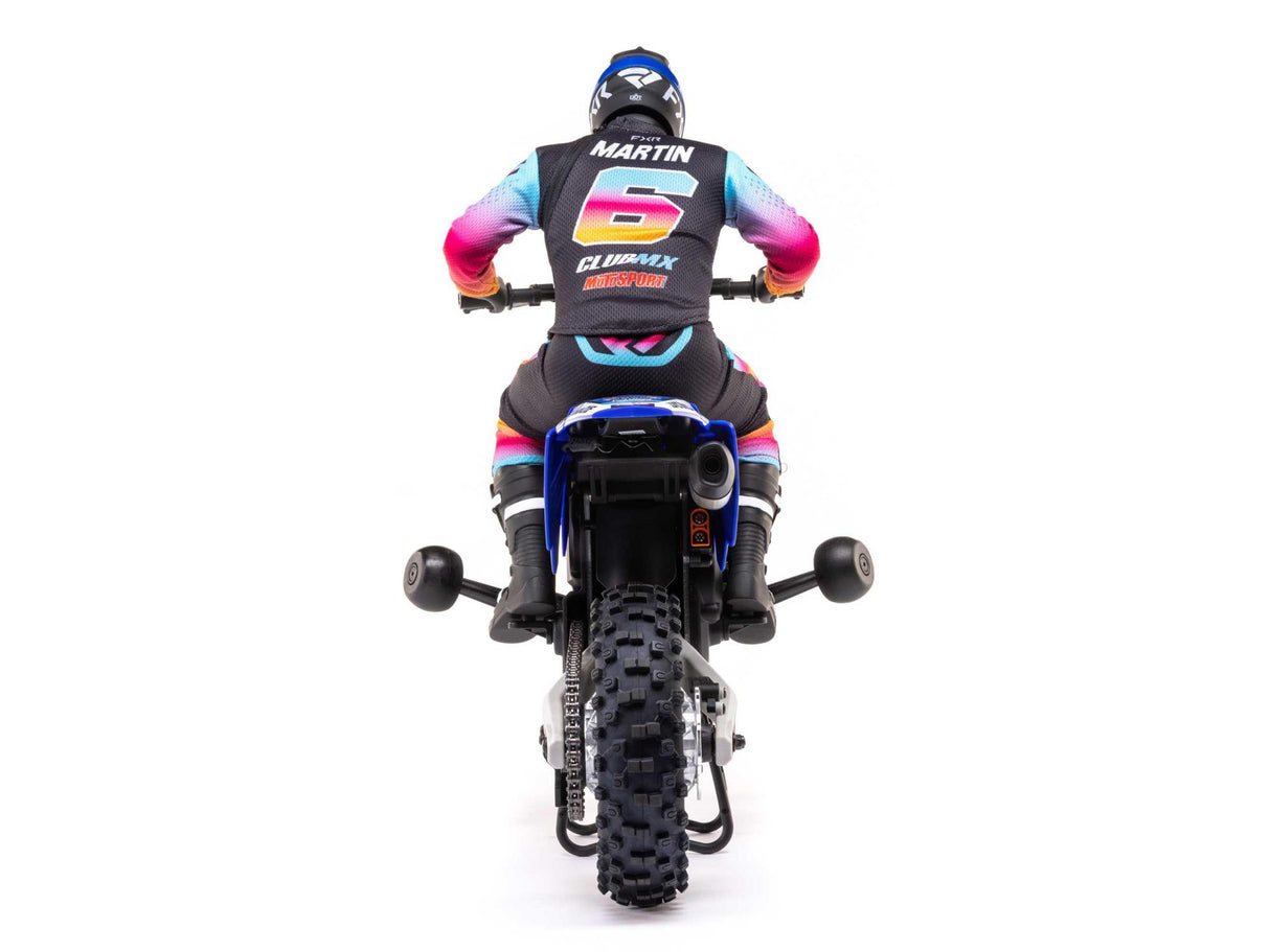 Losi 1/4 Promoto-MX Motorcycle Pre Built - Club MX- Requires Battery and Charger - LOS06000T2 - BLUE