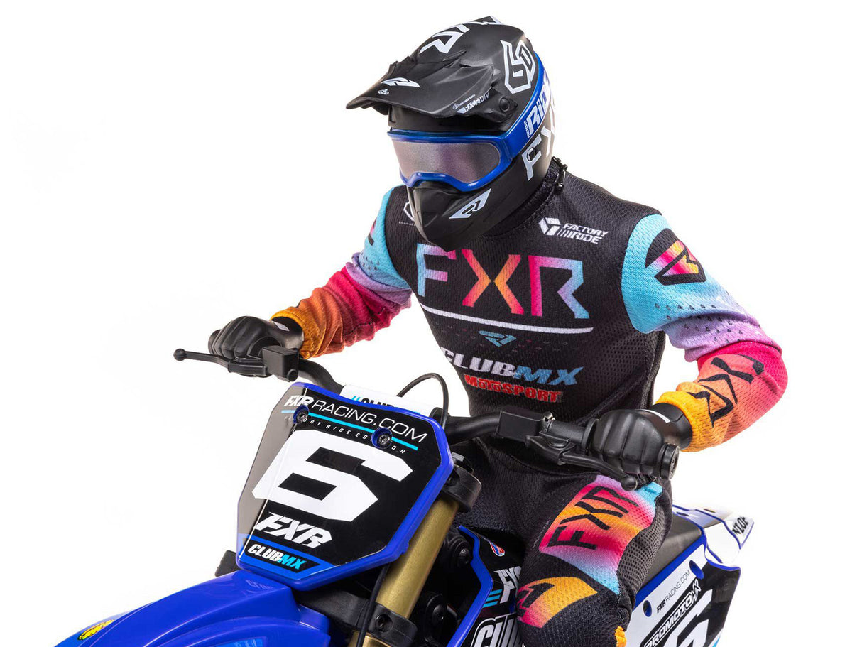 Losi 1/4 Promoto-MX Motorcycle Pre Built - Club MX- Requires Battery and Charger - LOS06000T2 - BLUE