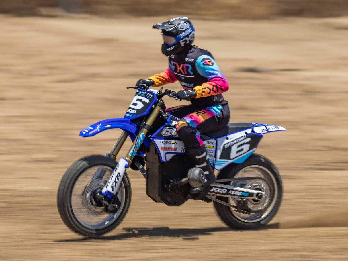 Losi 1/4 Promoto-MX Motorcycle Pre Built - Club MX- Requires Battery and Charger - LOS06000T2 - BLUE