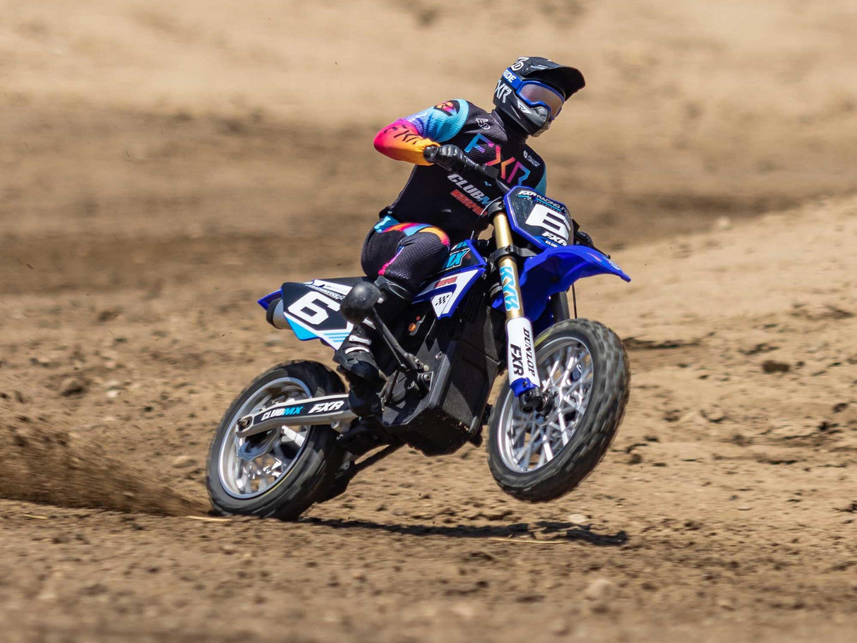 Losi 1/4 Promoto-MX Motorcycle Pre Built - Club MX- Requires Battery and Charger - LOS06000T2 - BLUE