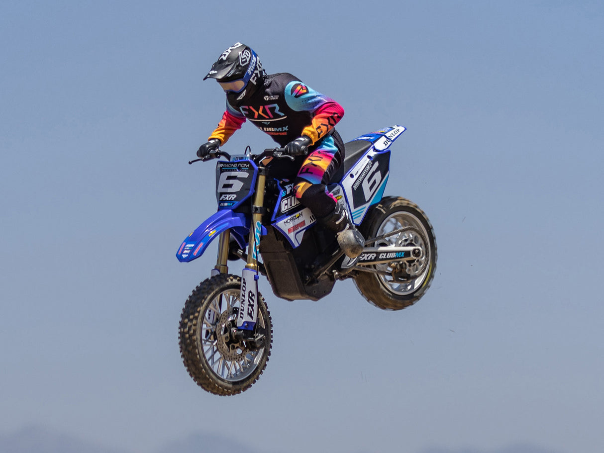 Losi 1/4 Promoto-MX Motorcycle Pre Built - Club MX- Requires Battery and Charger - LOS06000T2 - BLUE