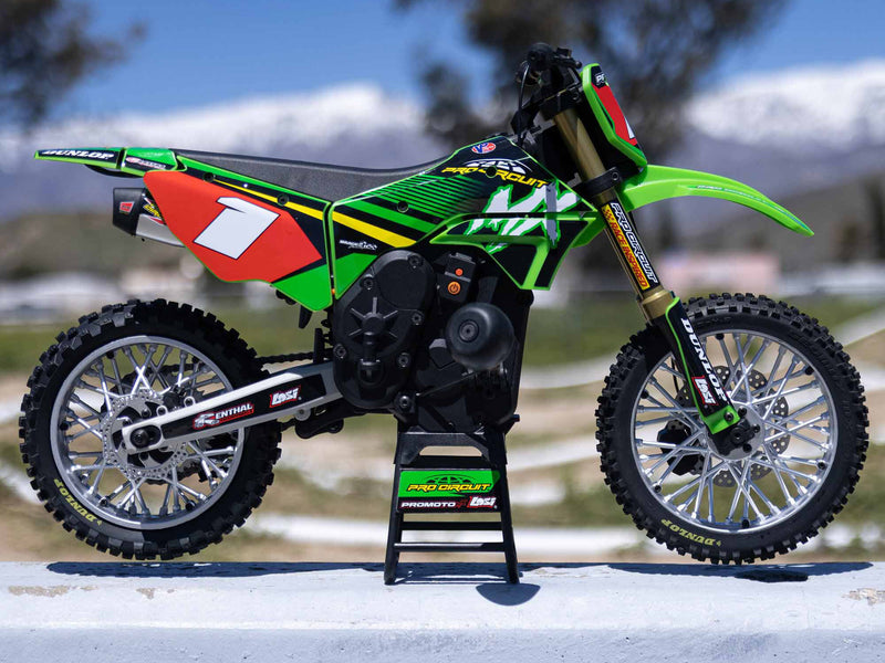 Losi 1/4 Promoto-MX Motorcycle RTR with Battery and Charger - Pro  - LOS06002 - GREEN