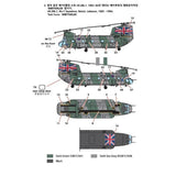 Academy 1/144 CH-47 D/F/J/HC. Mk.1 - 4 Nations Chinook Kit 12624