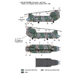 Academy 1/144 CH-47 D/F/J/HC. Mk.1 - 4 Nations Chinook Kit 12624