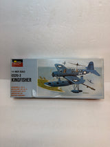 Monogram 85-0135 Vought OS2U-3 Kingfisher — 1:48 Plastic model aircraft kit model has been started on resin parts