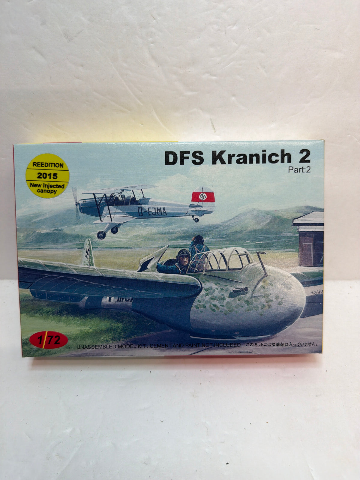 DFS Kranich II — AZ Model 1/72 Plastic model Kit Vintage
