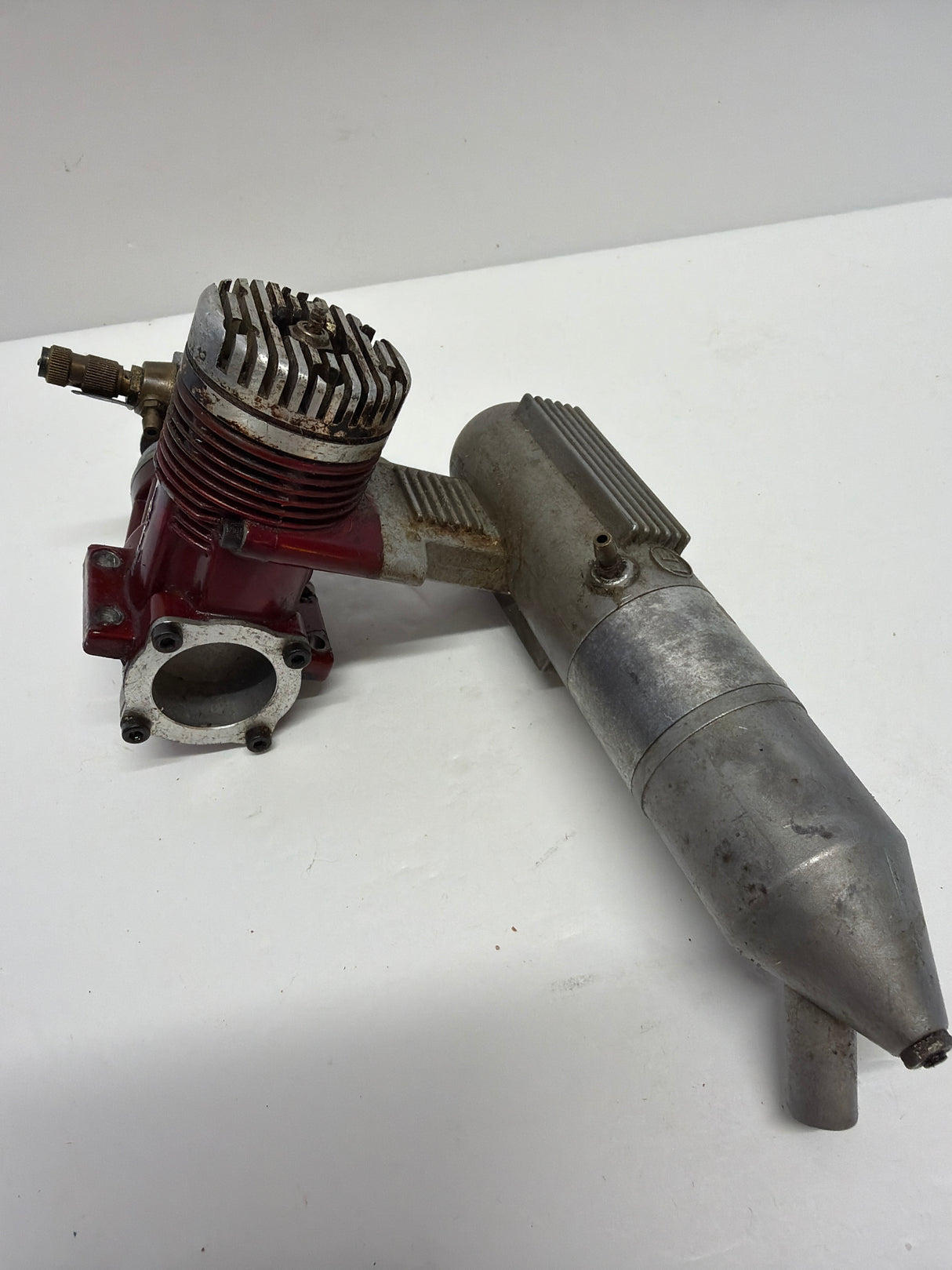 Second Hand Aircraft Engine 2-stroke Irvine 53 with silencer (Box 62)