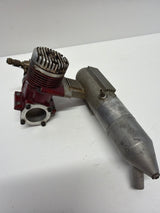 Second Hand Aircraft Engine 2-stroke Irvine 53 with silencer (Box 62)