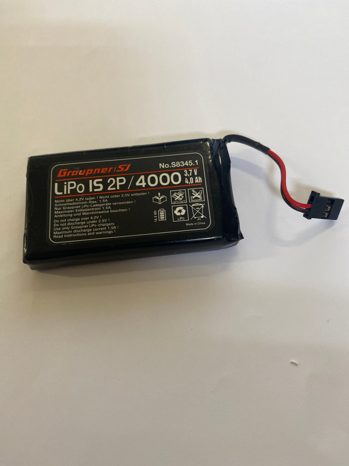 Graupner Tx Lipo IS 2P/4000 Pack - SECOND HAND