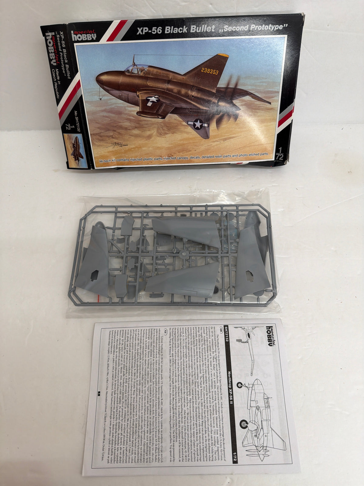 Special Hobby Plastic Model Kit XP-56II Black Bullet — Second Prototype / Hi-Tech 1/72