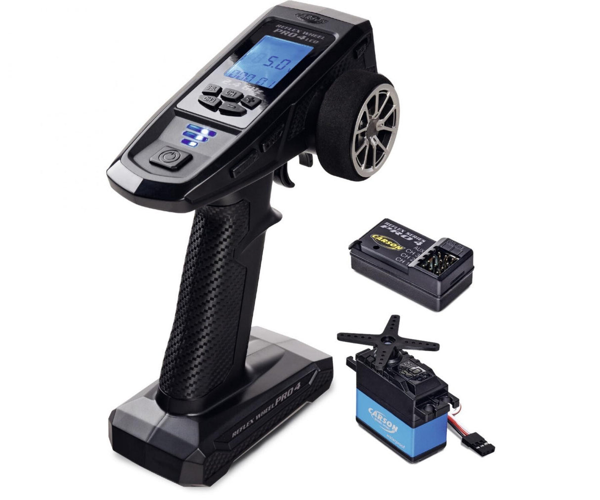 CARSON Reflex Wheel Pro 4 2.4GHz LCD + 6kg Servo