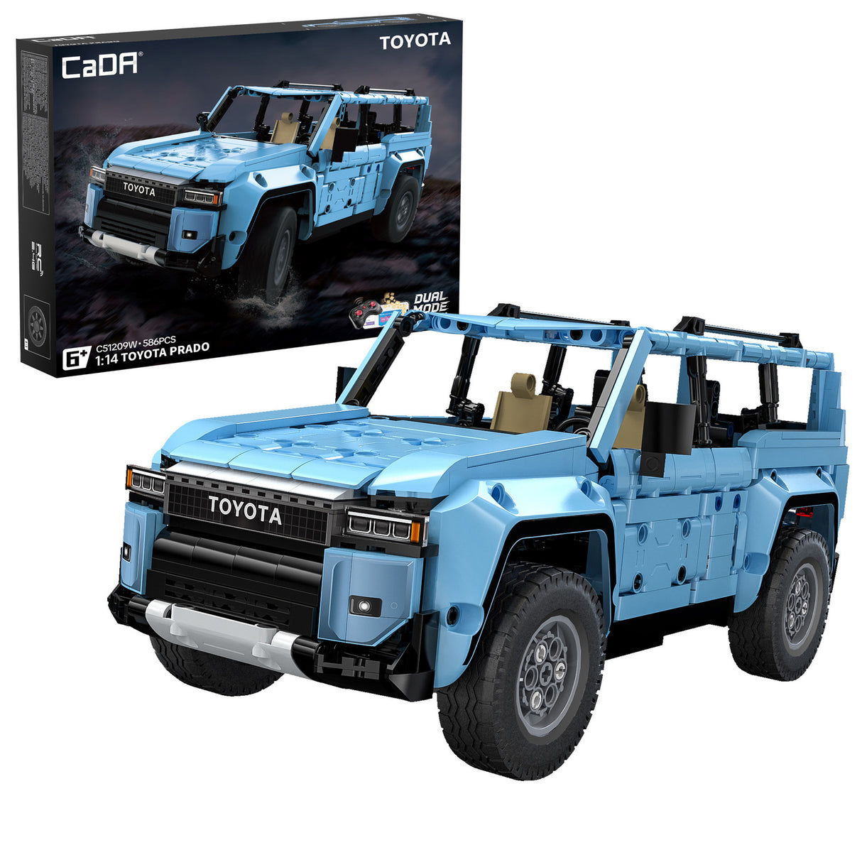 CADA / DOUBLE E 1:14 Toyota Land Cruiser J250 Prado - 586 pcs C51209W