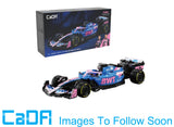 CADA 1:24 BWT Alpine F1 Team A525 Racing Car - 300 pcs