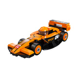 CADA Mini Orange Circuit Racing Car - 70 pcs