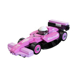 CADA Mini Pink Circuit Racing Car - 70 pcs