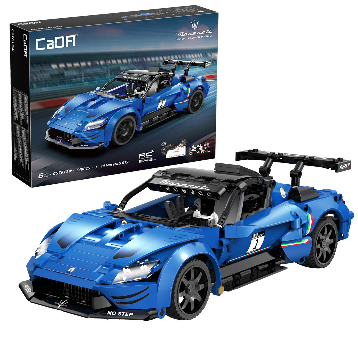CADA 1:14 Maserati MC20 GT2 Race Car - 549 pcs