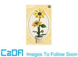 CADA Sunflower Building Block Planter - 187 pcs