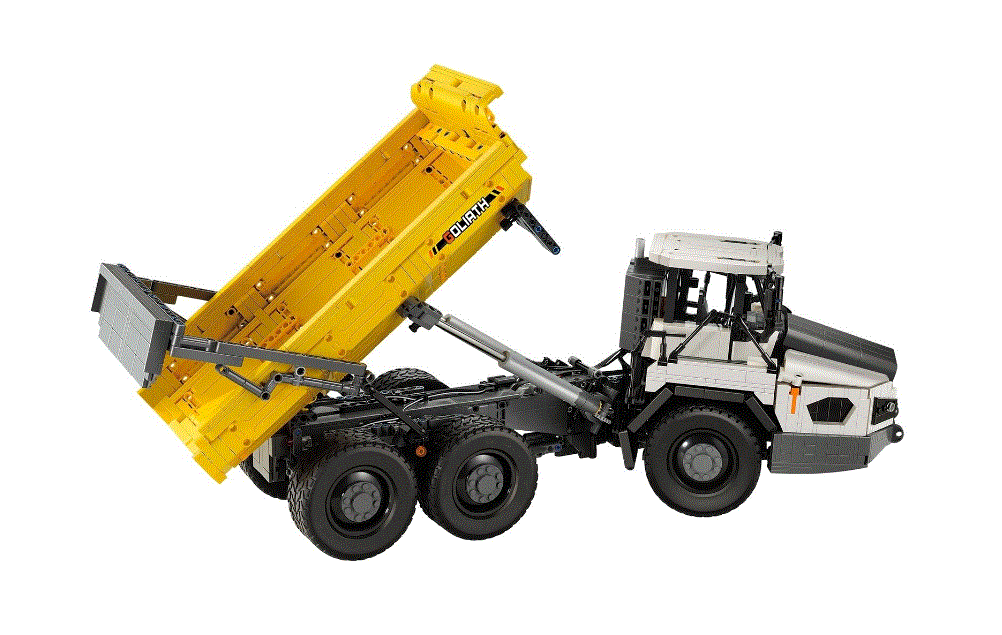 CADA DOUBLE EAGLE C61054W 1/17 Goliath Dump Truck with RC Function