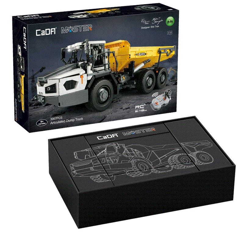 CADA DOUBLE EAGLE C61054W 1/17 Goliath Dump Truck with RC Function
