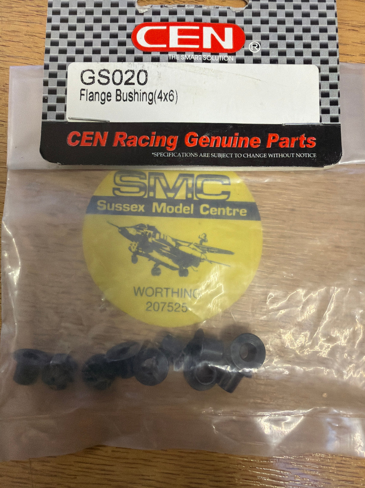 CEN RC car Spares Flange Bushing 4mm x 6mm 10 pcs GS020 (Box 92)