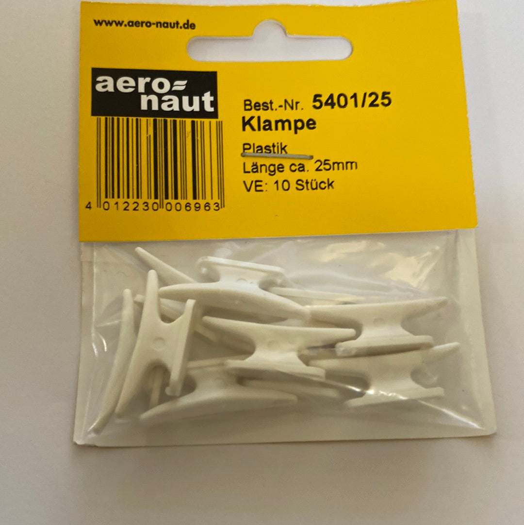 Aeronaut Anvil Cleat Plastic 25mm Long - pack of 10