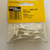 Aeronaut Anvil Cleat Plastic 25mm Long - pack of 10