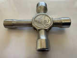 Thunder Tiger 4-WAY CROSS WRENCH (6, 8, 10 &  12mm HEX SIZES) SECOND HAND