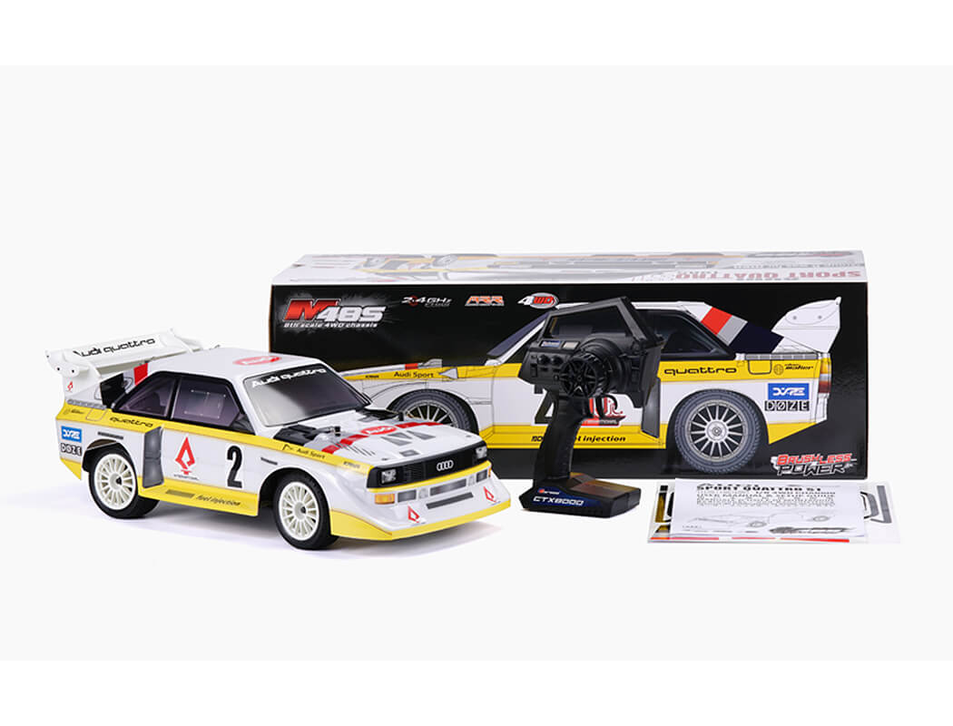 CARISMA M48S 1985 AUDI SPORT QUATTRO S1 1/8 BRUSHLESS RTR