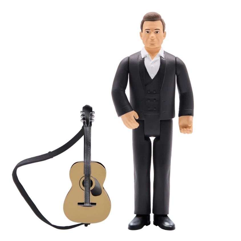 Super7 Licensed Collectables - Johnny Cash The Man In Black ReAction Figure