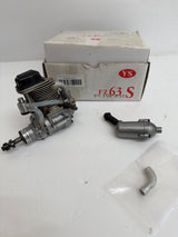 YS FZ63S (Super Charged) Four Stroke Engine with Silencer - Second Hand Damaged box