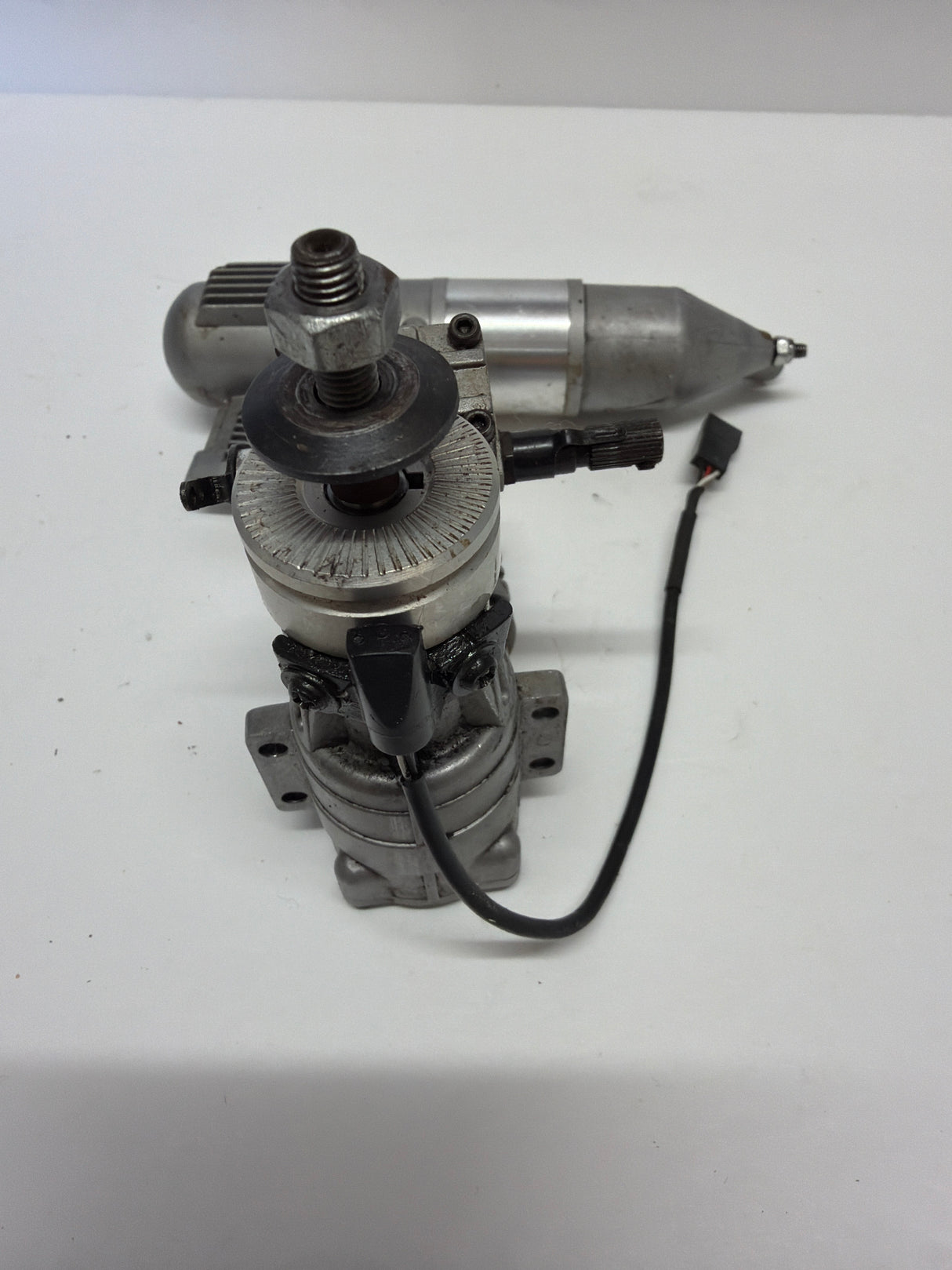 Second Hand Aircraft Engine 2-stroke Evolution 10 CC Petrol engine missing ignition unit (Box 62)