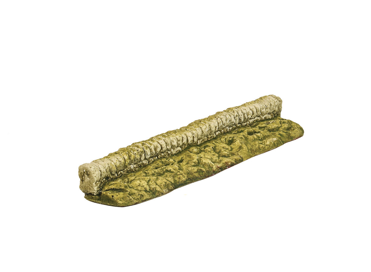 Dry Stone Wall Straight Banked on one side