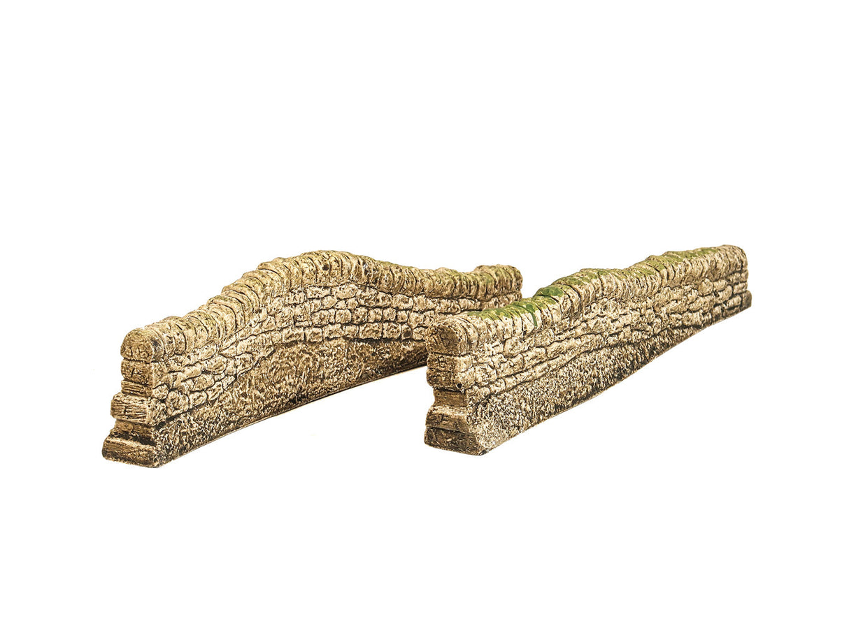 Dry Stone Contoured Wall - Straight (set of 2)