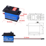 JX Servo CLS5830HV 30KG Full waterproof HV coreless high quality servo