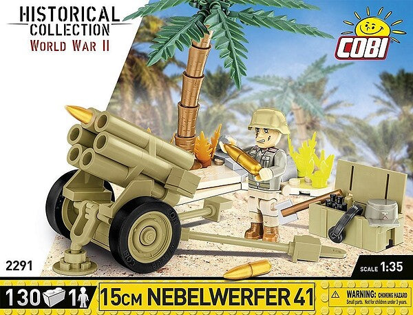 COBI  15CM NEBELWERFER 41 DAK  130 PCS HC WWII  2291