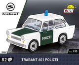 COBI  TRABANT 601 POLIZEI 82 PCS YOUNGTIMER  24541