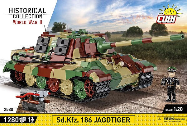 COBI  SD.KFZ. 186 - JAGTIGER 1279 PCS HC WWII  2580