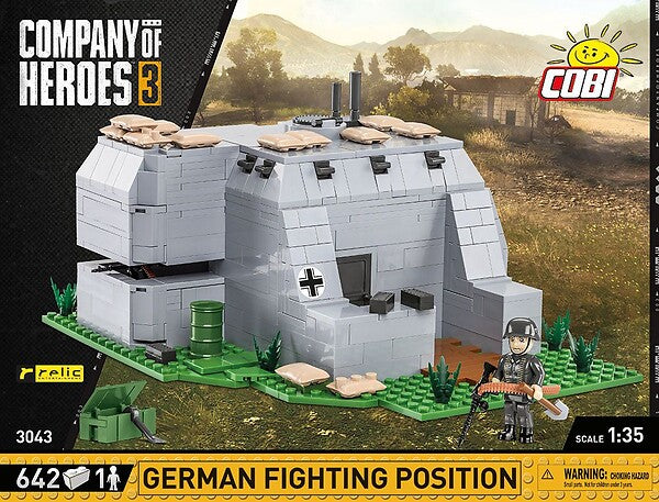 COBI  GERMAN FIGHTING POSITION 650 PCS COH 3  3043