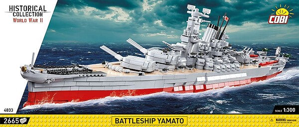 COBI  BATTLESHIP YAMATO 2551 PCS HC WWII  4833